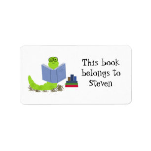 Boekenwurm Etiket
