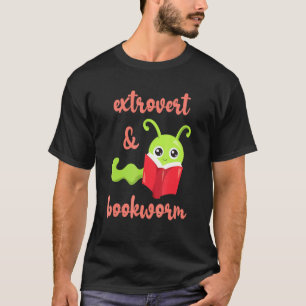Boekenwurm Extravert - Leuk Boek Lezen 2 T-shirt