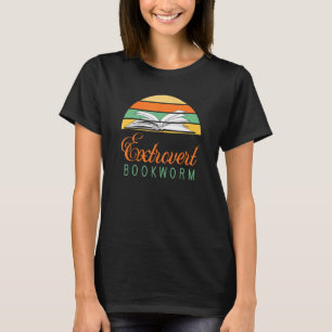 Boekenwurm Extravert - Leuk Boek Lezen 4 T-shirt