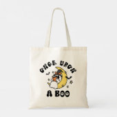 Boekenwurm Ghost Once Upon A Book Halloween Tote Bag (Achterkant)