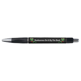 Boekenwurm Humor Zwart Pen