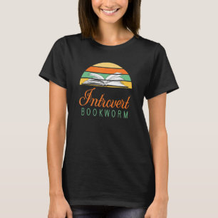 Boekenwurm Introvert - Leuk Boek Lezen 4 T-shirt