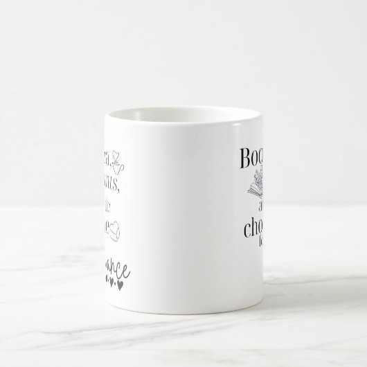 Boekenwurm leesgeschenk Two-Tone Coffee Mok (Center)