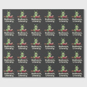 Boekenwurm Letterlijk Grappige Boekenliefhebbers Cadeaupapier (Vlak)