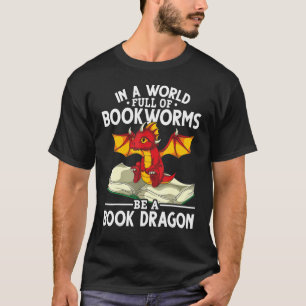 Boekenwurm lezen Fantasy boek Bibliothecaris boek T-shirt