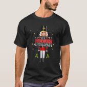 Boekenwurm Nutcracker Group Matching Familie Kerst T-shirt (Voorkant)