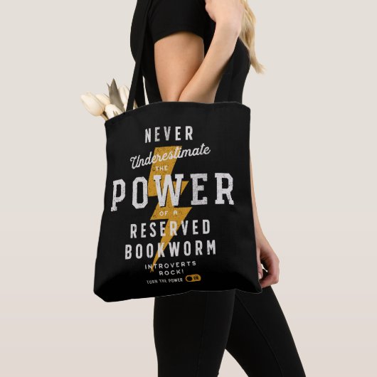 Boekenwurm Power  Tote Bag (Dichtbij)