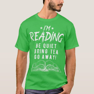 Boekenwurm Reader Tea Lover Leesboeken T-shirt