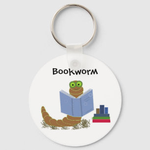 Boekenwurm Sleutelhanger