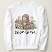 Boekenwurm trui (Design voorkant)
