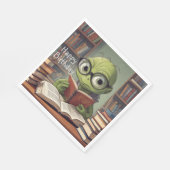 Boekenwurm Verjaardag Servet (Hoek)