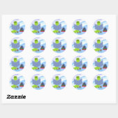 Boekenwurmen zijn cool sticker (Vel)
