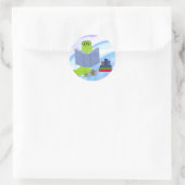 Boekenwurmen zijn cool sticker (Tas)