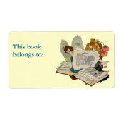 Boekenwurmfee Etiket (Voorkant)