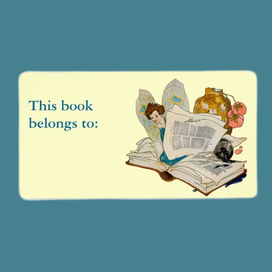 Boekenwurmfee Etiket