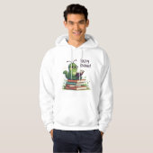 Boekenwurmleesontwerp Hoodie (Voorkant volledig)