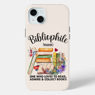 Boekenwurm's genot iPhone 15 mini hoesje