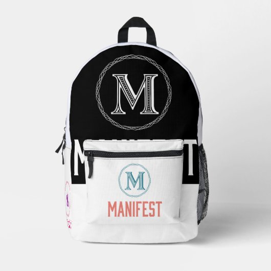 Boekenzak Bedrukte Rugzak (Voorkant)