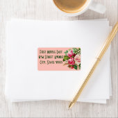 Boeket Adresetiketten Etiket (Insitu)