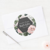  boeket badzout Mason Jar Ronde Sticker (Envelop)