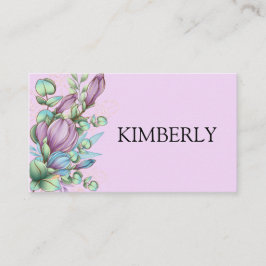 Boeket Bladeren Bloem Visitekaartje