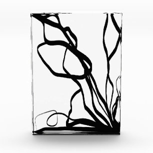 Boeket Blanc: Abstract Wit & Zwart Fotoblokken