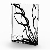 Boeket Blanc: Abstract Wit & Zwart Fotoblokken (Rechts)