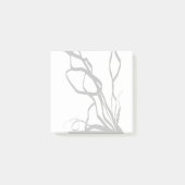 Boeket Blanc: Abstract Wit & Zwart Post-it® Notes (Voorkant)