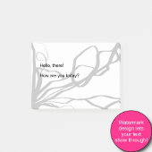 Boeket Blanc: Abstract Wit & Zwart Post-it® Notes