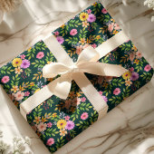 Boeket Bloem Bloemen Girly Elegant Cadeaupapier