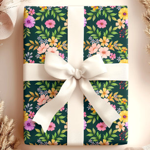Boeket Bloem Bloemen Girly Elegant Cadeaupapier