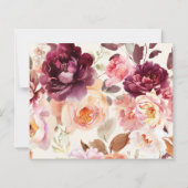 Boeket Bloemen Bourgondië QR code Details Huwelijk (Achterkant)