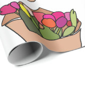 Boeket Bloemen Cadeaupapier (Rol Hoek)