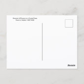 Boeket Bloemen Crystal Vaas Valadon Briefkaart (Achterkant)