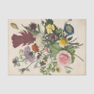 Boeket Bloemen door Anoniem Tissuepapier