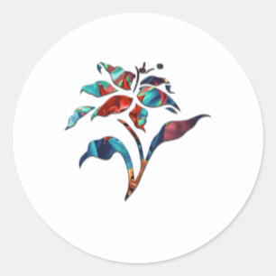 Boeket Bloemen Drie Sticker