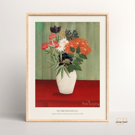 Boeket bloemen Henri Rousseau Primitivisme Gezelli Poster