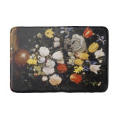 Boeket bloemen in een aardewerken vaas (1610) badmat (Voorkant)