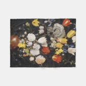 Boeket bloemen in een aardewerken vaas (1610) fleece deken (Voorkant (Horizontaal))
