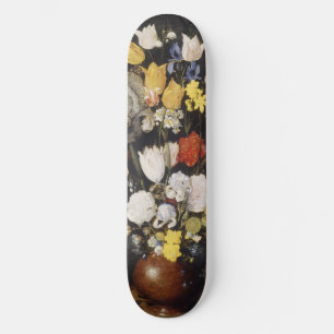 Boeket bloemen in een aardewerken vaas (1610) persoonlijk skateboard