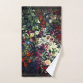  boeket bloemen in een vaas bad handdoek (Handdoek)