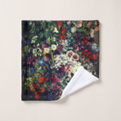  boeket bloemen in een vaas bad handdoek (Wasdoekje)