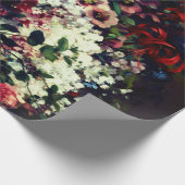 boeket bloemen in een vaas cadeaupapier (Hoek)