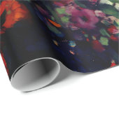 boeket bloemen in een vaas cadeaupapier (Rol Hoek)