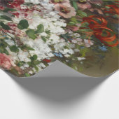  boeket bloemen in een vaas cadeaupapier (Hoek)