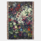  boeket bloemen in een vaas deken (Voorkant Verticaal)