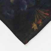  boeket bloemen in een vaas fleece deken (Hoek)