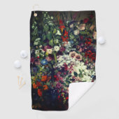 boeket bloemen in een vaas golfhanddoek (Insitu)