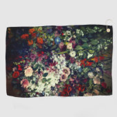 boeket bloemen in een vaas golfhanddoek (Horizontaal)