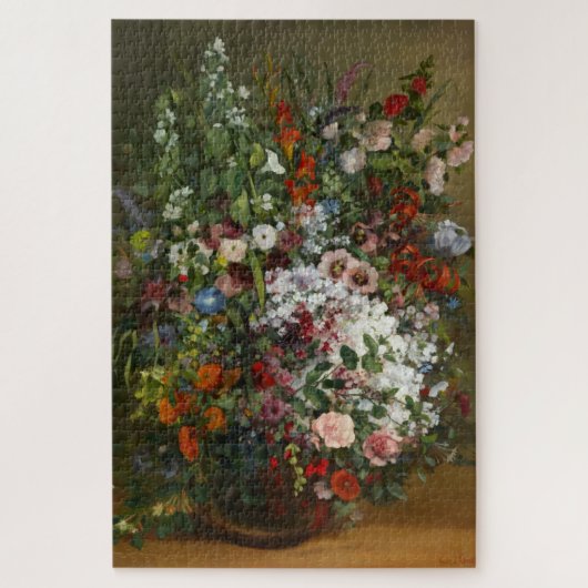 boeket bloemen in een vaas legpuzzel (Verticaal)
